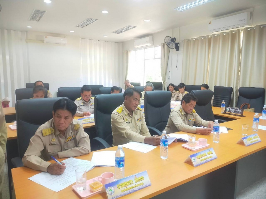 วันที่ 17 ม.ค.2568 การประชุมสภาเทศบาลตำบลตาลสุม สมัยวิสามัญ สมัยแรก ประจำปี พ.ศ. 2568