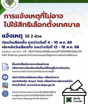 ความรู้การเลือกตั้งเทศบาล