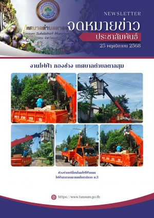 นางวรรณภา แก้วพรหม นายกเทศมนตรีตำบลตาลสุม มอบหมายให้ กองช่าง เปลี่ยนโคมไฟถนนโยธาธิการ บ้านนาห้วยแคน หมู่3