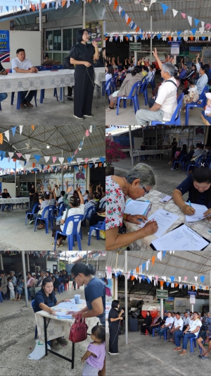 วันที่ 2 กุมภาพันธ์ 2569 กองการศึกษา นำโดยนางวรรณภา แก้วพรหม นายกเทศมนตรีตำบลตาลสุม พร้อมด้วยคณะผู้บริหาร/คณะกรรมการศูนย์เด็กเล็ก/ผู้นำชุมชน/ประชาชน/พนักงานเทศบาล ร่วมประชาคม หมู่ 5 และหมู่ 10 เรื่อง การย้าย/รวมศูนย์พัฒนาเด็กเล็กบ้านนาห้วยแคนและศูนย์