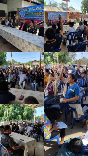 วันที่ 27 มกราคม 2569 กองการศึกษา นำโดยนางวรรณภา แก้วพรหม นายกเทศมนตรีตำบลตาลสุม พร้อมด้วยคณะผู้บริหาร/คณะกรรมการศูนย์เด็กเล็ก/ผู้นำชุมชน/ประชาชน/พนักงานเทศบาล ร่วมประชาคม หมู่ 3 และหมู่ 11 เรื่อง การย้าย/รวมศูนย์พัฒนาเด็กเล็กบ้านนาห้วยแคนและศูนย์พัฒ